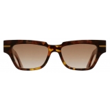 Cutler & Gross - 1349 Square Sunglasses - Sticky Toffee - Luxury - Cutler & Gross Eyewear