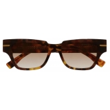 Cutler & Gross - 1349 Square Sunglasses - Sticky Toffee - Luxury - Cutler & Gross Eyewear