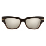 Cutler & Gross - 1349 Square Sunglasses - Scooby Leopard - Luxury - Cutler & Gross Eyewear