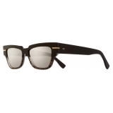 Cutler & Gross - 1349 Square Sunglasses - Scooby Leopard - Luxury - Cutler & Gross Eyewear