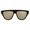 Cutler & Gross - 1342 Oversize Sunglasses - Black - Luxury - Cutler & Gross Eyewear