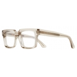 Cutler & Gross - 1386 Square Optical Glasses - Sand Crystal - Luxury - Cutler & Gross Eyewear