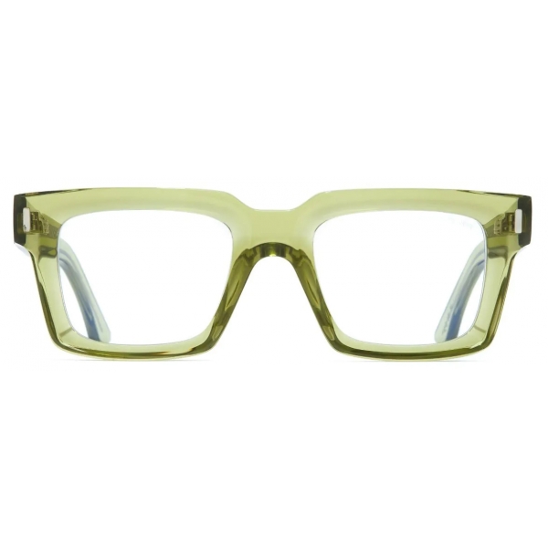 Cutler & Gross - 1386 Square Optical Glasses - Crystal Green - Luxury - Cutler & Gross Eyewear