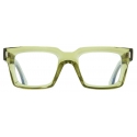 Cutler & Gross - 1386 Square Optical Glasses - Crystal Green - Luxury - Cutler & Gross Eyewear