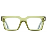 Cutler & Gross - 1386 Square Optical Glasses - Crystal Green - Luxury - Cutler & Gross Eyewear