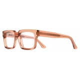 Cutler & Gross - 1386 Square Optical Glasses - Crystal Peach - Luxury - Cutler & Gross Eyewear