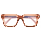 Cutler & Gross - 1386 Square Optical Glasses - Crystal Peach - Luxury - Cutler & Gross Eyewear