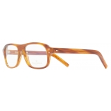 Cutler & Gross - 0847 Kingsman Optical Aviator Glasses - Striped Mustard Havana