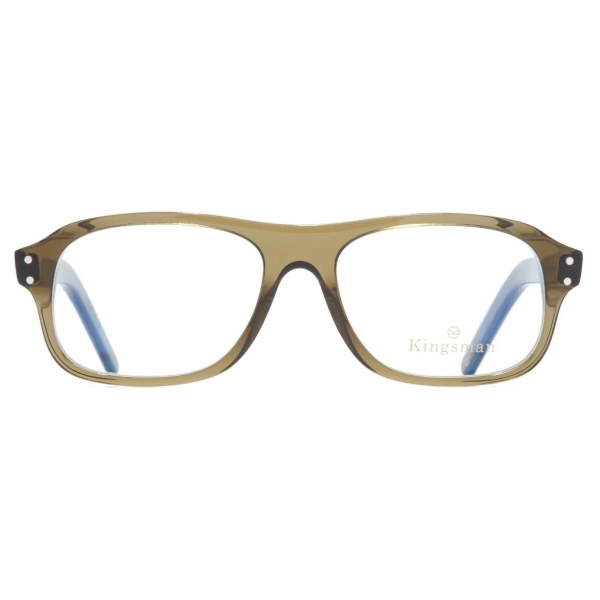 Cutler & Gross - 0847 Kingsman Optical Aviator Glasses - Olive - Luxury - Cutler & Gross Eyewear