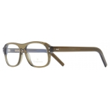 Cutler & Gross - 0847 Kingsman Optical Aviator Glasses - Olive - Luxury - Cutler & Gross Eyewear