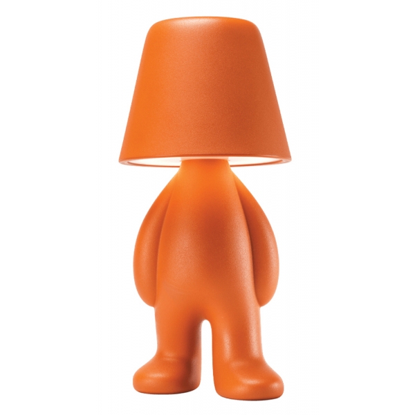 Qeeboo - Bigger Brother Lamp - Eco Arancione - Lampadario Qeeboo by Stefano Giovannoni - Illuminazione - Casa