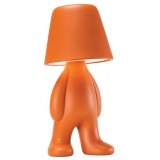 Qeeboo - Bigger Brother Lamp - Orange Eco - Qeeboo Lamp by Stefano Giovannoni - Lighting - Home