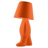 Qeeboo - Bigger Brother Lamp - Orange Eco - Qeeboo Lamp by Stefano Giovannoni - Lighting - Home