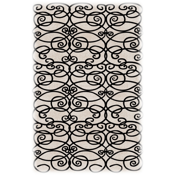 Qeeboo - Carpet Kris Ruhs Mirring Rectangular - Qeeboo Carpet by Kris Ruhs - Furnishing - Home