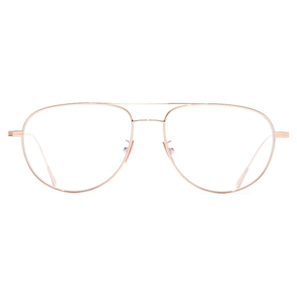 Cutler & Gross - 0002 Aviator Optical Glasses - Rose Gold 18K - Luxury - Cutler & Gross Eyewear