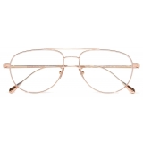 Cutler & Gross - 0002 Aviator Optical Glasses - Rose Gold 18K - Luxury - Cutler & Gross Eyewear