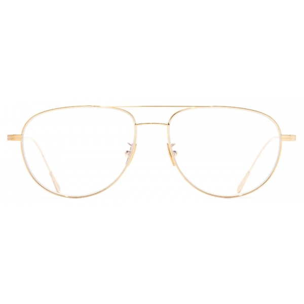 Cutler & Gross - 0002 Aviator Optical Glasses - Gold 18K - Luxury - Cutler & Gross Eyewear