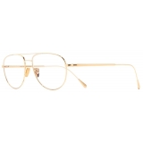 Cutler & Gross - 0002 Aviator Optical Glasses - Gold 18K - Luxury - Cutler & Gross Eyewear