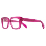 Cutler & Gross - 1401 Cat Eye Optical Glasses - Opal Fuchsia - Luxury - Cutler & Gross Eyewear