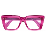 Cutler & Gross - 1401 Cat Eye Optical Glasses - Opal Fuchsia - Luxury - Cutler & Gross Eyewear