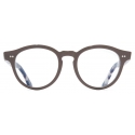 Cutler & Gross - 1378 Blue Light Filter Round Optical Glasses (Small) - Mud on Jet Engine Grey