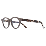 Cutler & Gross - 1378 Blue Light Filter Round Optical Glasses (Small) - Mud on Jet Engine Grey