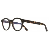 Cutler & Gross - 1378 Blue Light Filter Round Optical Glasses (Small) - Black on Havana - Luxury