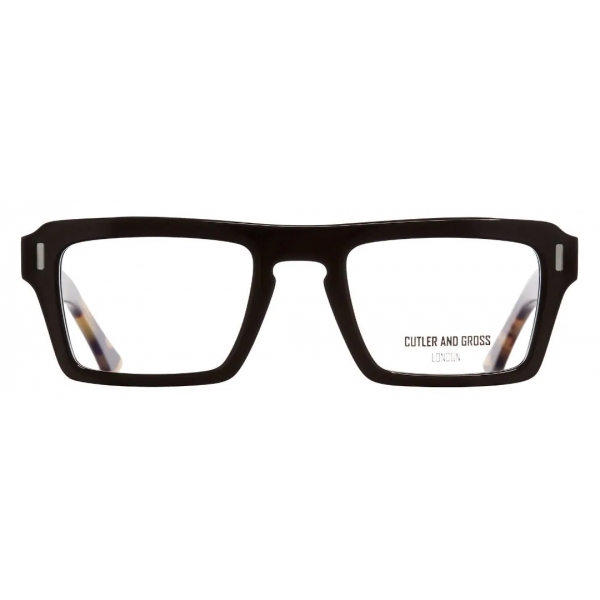 Cutler & Gross - 1318 Optical D-Frame Glasses - Black on Camo - Luxury - Cutler & Gross