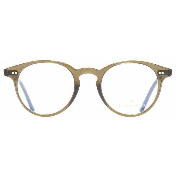 Cutler & Gross - 0710 Kingsman Optical Round Glasses - Olive - Luxury - Cutler & Gross Eyewear