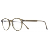 Cutler & Gross - 0710 Kingsman Optical Round Glasses - Olive - Luxury - Cutler & Gross Eyewear