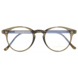 Cutler & Gross - 0710 Kingsman Optical Round Glasses - Olive - Luxury - Cutler & Gross Eyewear