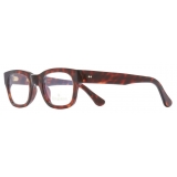 Cutler & Gross - 0868 Kingsman Optical Square Glasses - Dark Turtle - Luxury - Cutler & Gross