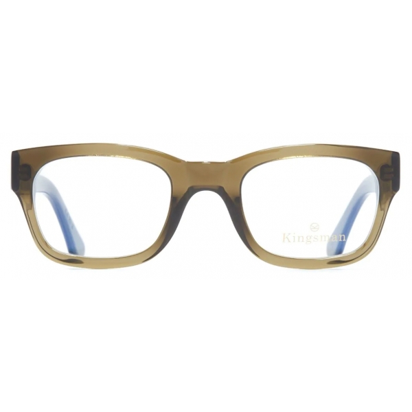 Cutler & Gross - 0868 Kingsman Optical Square Glasses - Olive - Luxury - Cutler & Gross Eyewear