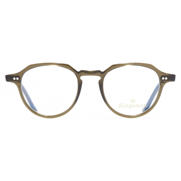 Cutler & Gross - 1313 Kingsman Optical Round Glasses - Olive - Luxury - Cutler & Gross Eyewear