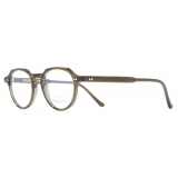 Cutler & Gross - 1313 Kingsman Optical Round Glasses - Olive - Luxury - Cutler & Gross Eyewear