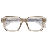 Cutler & Gross - The Great Frog Bones Link Square Optical Glasses - Sand Crystal - Luxury