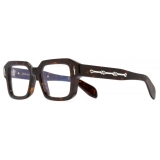 Cutler & Gross - The Great Frog Bones Link Square Optical Glasses - Havana - Luxury