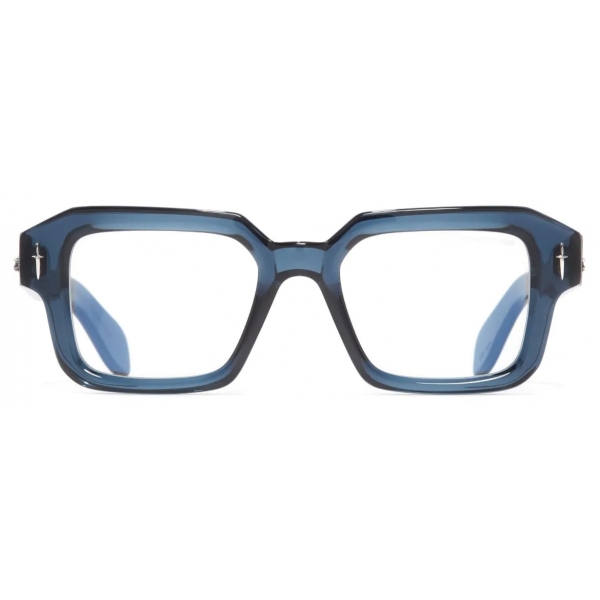 Cutler & Gross - The Great Frog Bones Link Square Optical Glasses - Deep Blue - Luxury