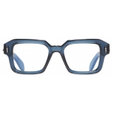 Cutler & Gross - The Great Frog Bones Link Square Optical Glasses - Deep Blue - Luxury