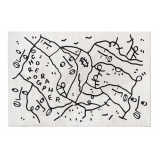 Qeeboo - ChoreograpHer Carpet Rectangular Small - Qeeboo Carpet by Shantell Martin - Furnishing - Home