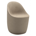 Qeeboo - Cobble Chair Ottawa Moleskin - Qeeboo Chair by Elisa Giovannoni - Furnishing - Home