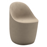 Qeeboo - Cobble Chair Ottawa Moleskin - Sedia Qeeboo by Elisa Giovannoni - Arredo - Casa