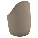 Qeeboo - Cobble Chair Ottawa Moleskin - Qeeboo Chair by Elisa Giovannoni - Furnishing - Home