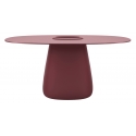 Qeeboo - Cobble Table 160 HPL Bucket - Indian Red - Tavolo Qeeboo by Elisa Giovannoni - Arredo - Casa