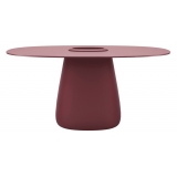 Qeeboo - Cobble Table 160 HPL Bucket - Indian Red - Tavolo Qeeboo by Elisa Giovannoni - Arredo - Casa