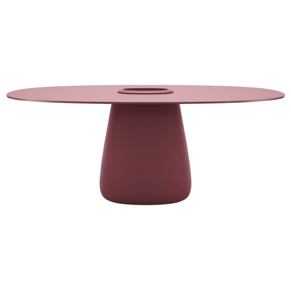 Qeeboo - Cobble Table 190 HPL Bucket - Indian Red - Qeeboo Table by Elisa Giovannoni - Furnishing - Home