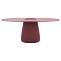 Qeeboo - Cobble Table 190 HPL Bucket - Indian Red - Qeeboo Table by Elisa Giovannoni - Furnishing - Home