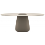 Qeeboo - Cobble Table 190 HPL Bucket - Ottawa - Qeeboo Table by Elisa Giovannoni - Furnishing - Home