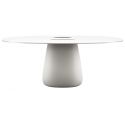 Qeeboo - Cobble Table 190 HPL Bucket - White Warm - Qeeboo Table by Elisa Giovannoni - Furnishing - Home