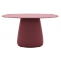 Qeeboo - Cobble Table Top 135 cm HPL - Indian Red - Tavolo Qeeboo by Elisa Giovannoni - Arredo - Casa